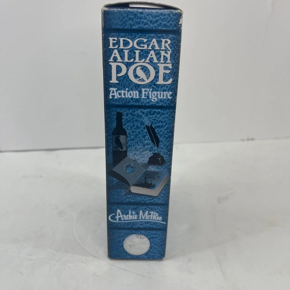 Archie McPhee Edgar‎ Allan Poe Action Figure Raven Bookish Literary Gift NIB